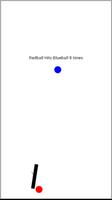 Redball Hits Blueball Plakat