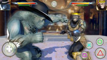 Apes Fighting 2018: Survival of the planet of Apes الملصق