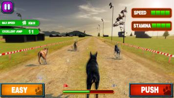 Crazy Greyhound Racing 2018 - Wild Dog Racing Game imagem de tela 2