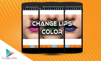 Lips Color Changer پوسٹر