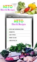 Keto Diet Meal Plan & Recipes Affiche