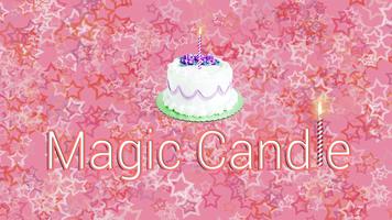 Magical Candle for Happy Bday الملصق