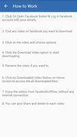 Fast Facebook Video Downloader скриншот 3