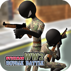 Stickman WW2 Royale Battle Simulator icône