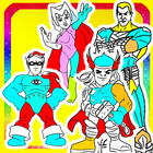 Coloring For injustice heros icon