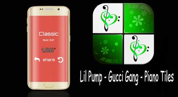 Lil Pump  Gucci Gang Piano Tiles capture d'écran 3