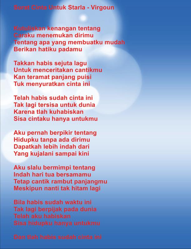 Download Lagu Puisi  Surat  Cinta  Untuk  Starla  KT Puisi 