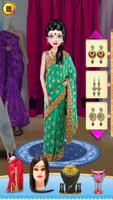 Indian Makeup & Dressup Game : Wedding Salon capture d'écran 3