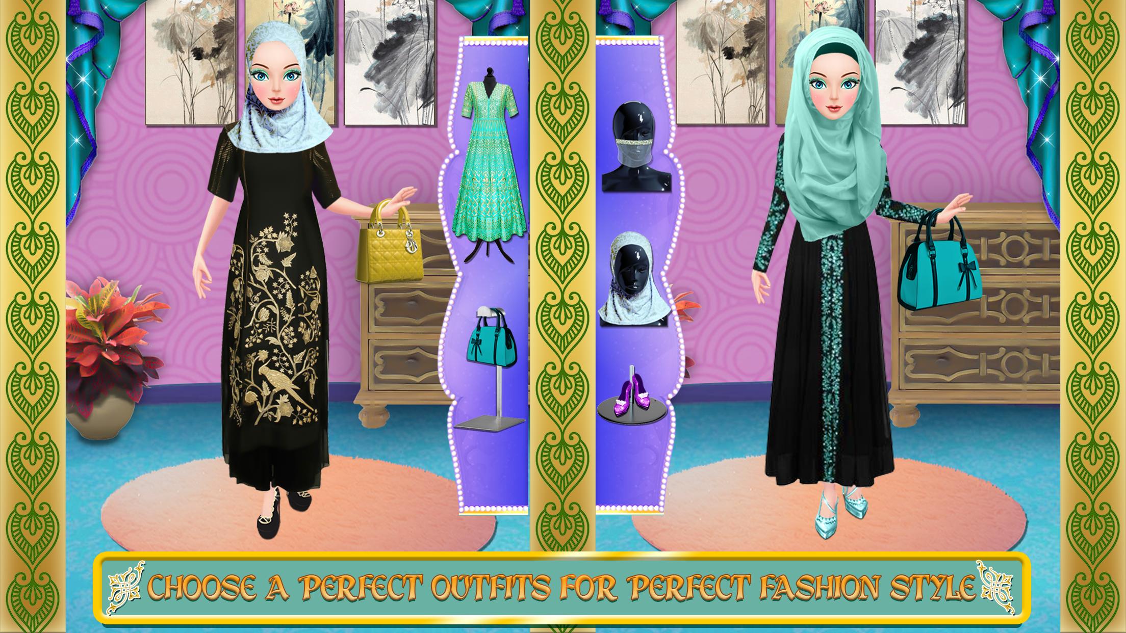 Muslim Hijab Girls Fashion Salon Makeover For Android Apk Download - roblox girl hijab