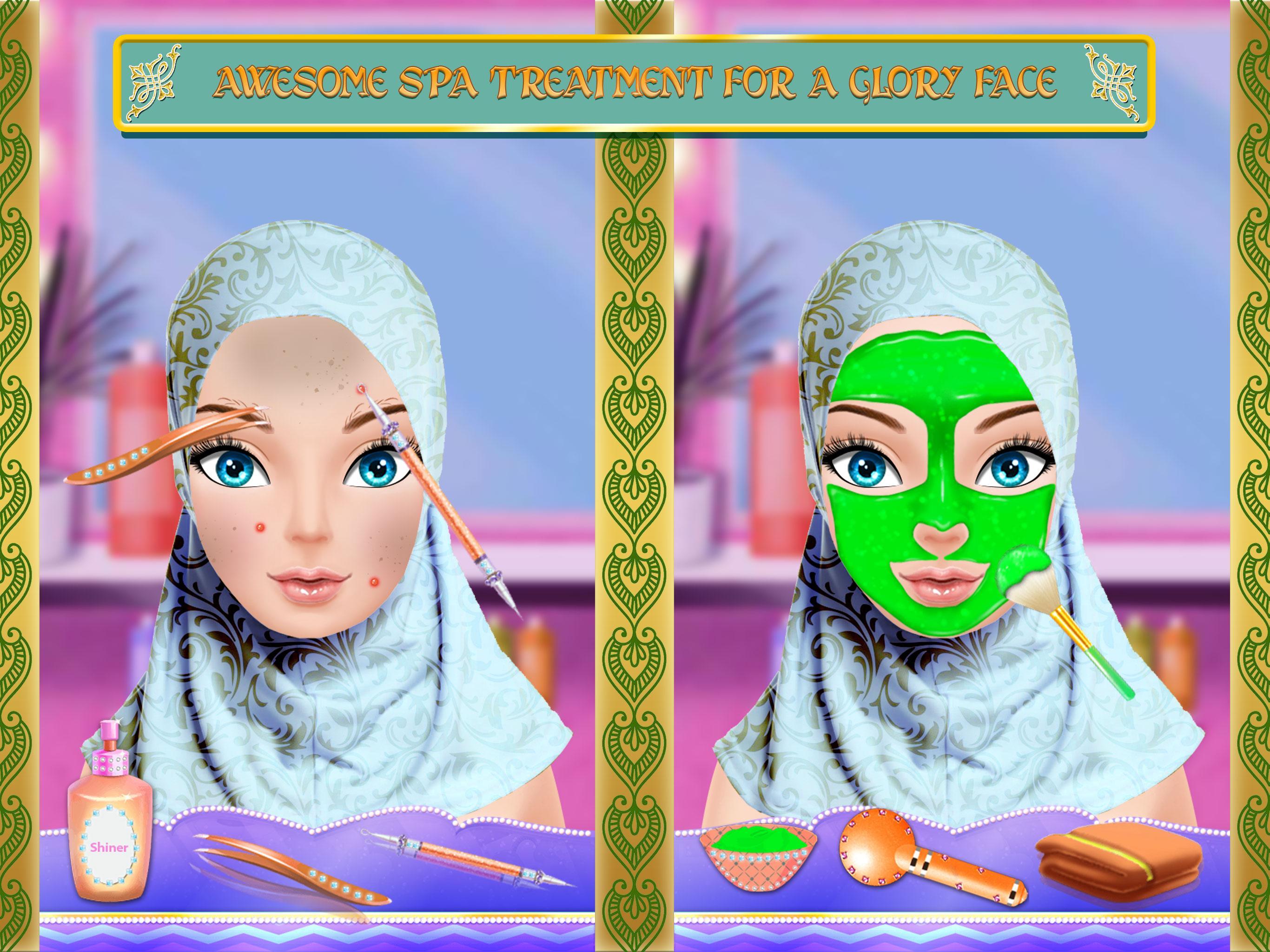 Muslim Hijab Girls Fashion Salon & Makeover for Android 