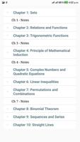 Class 11 Maths Notes ảnh chụp màn hình 2