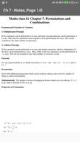 Class 11 Maths Notes ảnh chụp màn hình 3