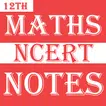 Class 12 Maths Notes