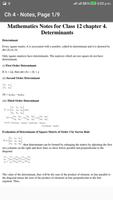 Class 12 Maths Notes screenshot 3