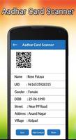 Aadhar Card Scanner 2018 capture d'écran 3