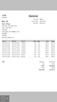work timecard