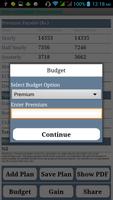 LIC Premium Calc, Combinations screenshot 3