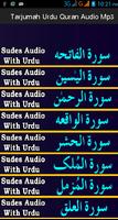 Tarjumah Urdu Quran Audio Mp3 plakat