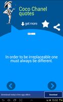 برنامه‌نما Coco Chanel Quotes عکس از صفحه