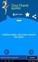 برنامه‌نما Coco Chanel Quotes عکس از صفحه
