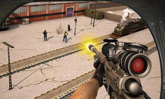 Train Escape Sniper Shooter 3D ảnh chụp màn hình 3