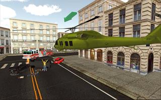 Urban Helicopter Survival Sim capture d'écran 2