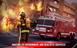 Fire Brigade Rescue Simulator Affiche