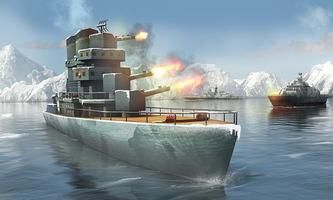 Naval Fury: Warship 3D Cartaz