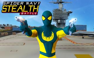 Spider Hero Navy Warship Affiche