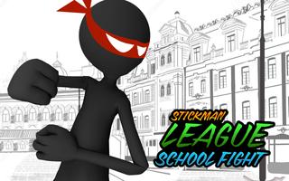 Stickman League School Fight Affiche