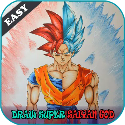 Download do APK de Como desenhar Goku Super Saiyan God EZ para Android