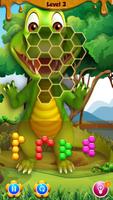 Dinosaurs Hexa Puzzle تصوير الشاشة 1