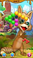 Racoon Hexa Puzzle تصوير الشاشة 1