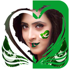 Pak Flag Face Maker,Independance day Face Maker icon