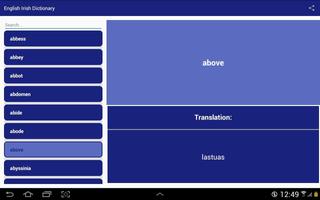 English Irish Dictionary ภาพหน้าจอ 3