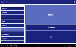 English Lithuanian Dictionary screenshot 3