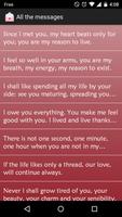 Love Messages SMS imagem de tela 1