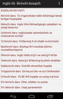 Ingliz tili. Birinchi bosqich screenshot 1