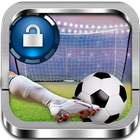 soccer screen locker أيقونة