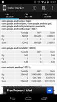 Data Tracker اسکرین شاٹ 1