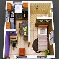 New 3D Small Home Plan скриншот 3