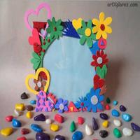 Photo Frame Craft Ideas. plakat