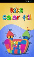 Kids Color Fill Affiche