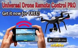 Universal Drone Remote Control PRO Plakat