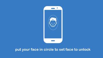 Face detection screen lock poster