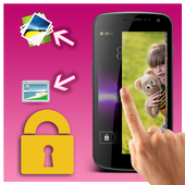 photo selected screen lock icon