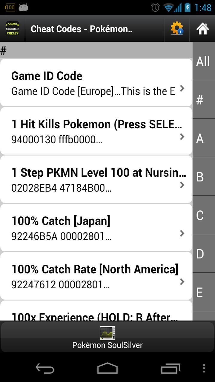 Cheat Codes Pokemon Soulsilver For Android Apk Download