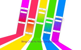 Rainbow Calculator اسکرین شاٹ 1