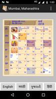 Hindu Calendar Affiche
