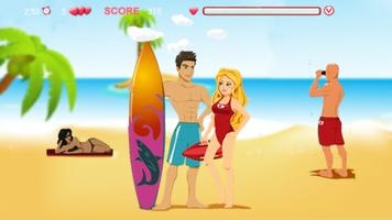 Kiss on the Hawaii beach स्क्रीनशॉट 3